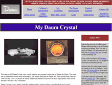 Tablet Screenshot of mydaumcrystal.com